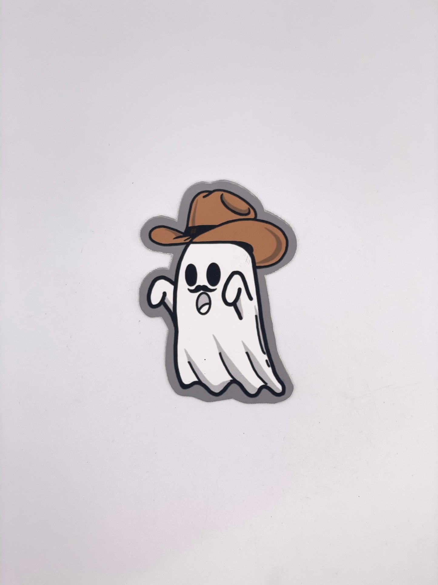 Cowboy Ghost Sticker
