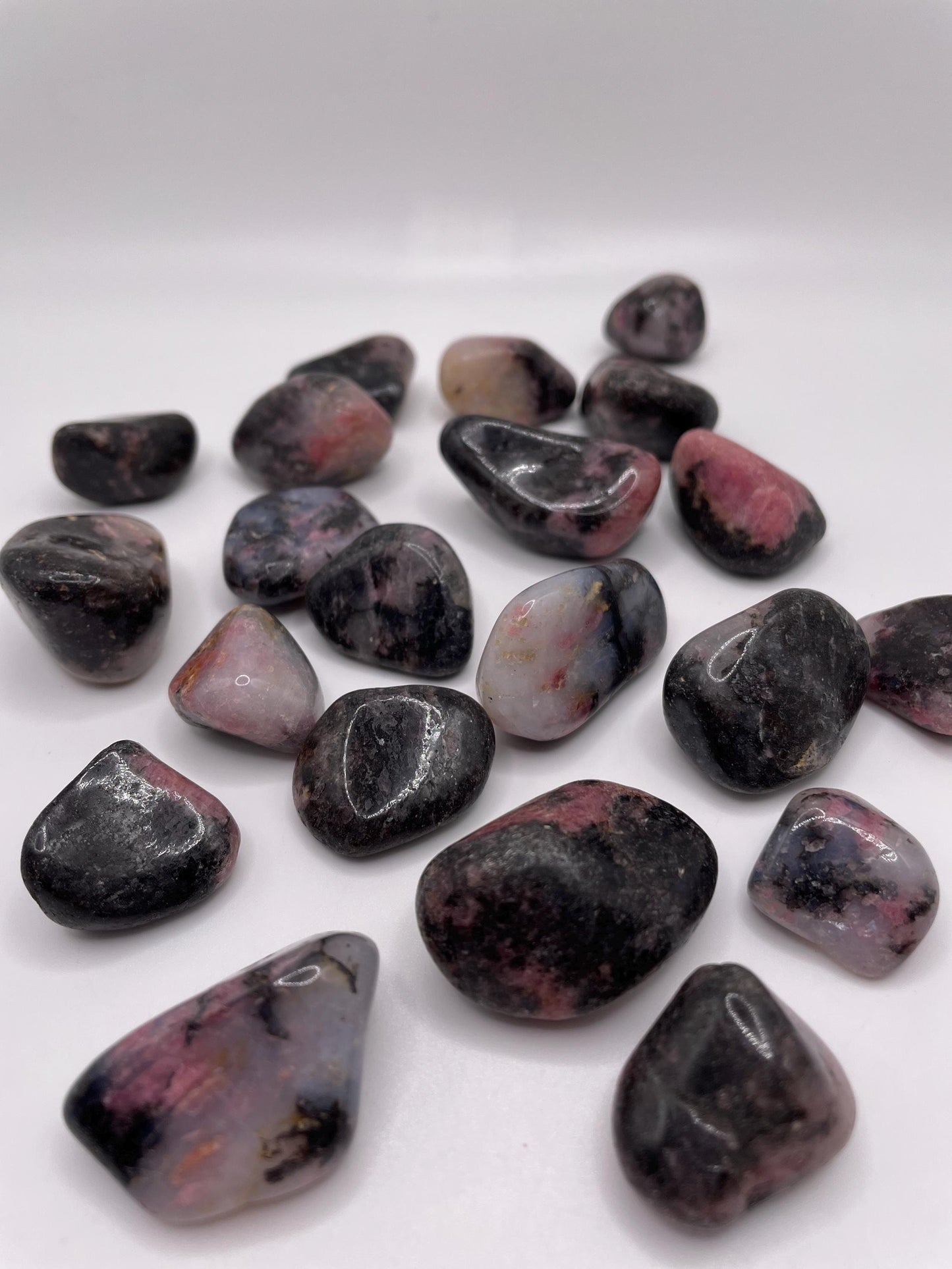 Rhodonite Tumble Stone: Heart Chakra Healing Crystal