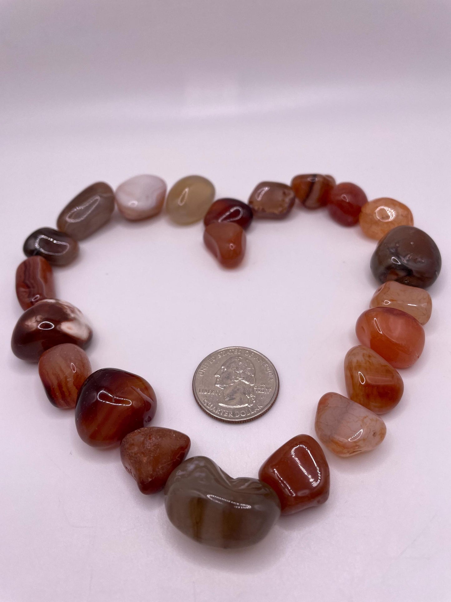 Carnelian Tumbled Stone: Courage & Creativity Crystal