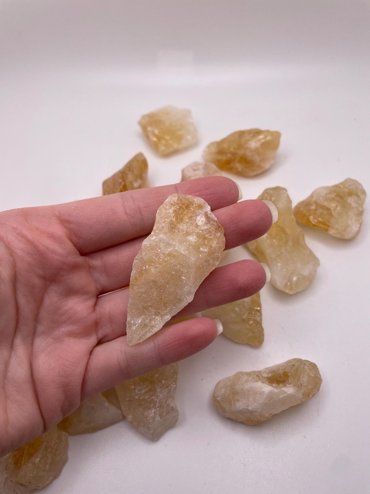 Raw Citrine Crystal: Positive Energy Stone