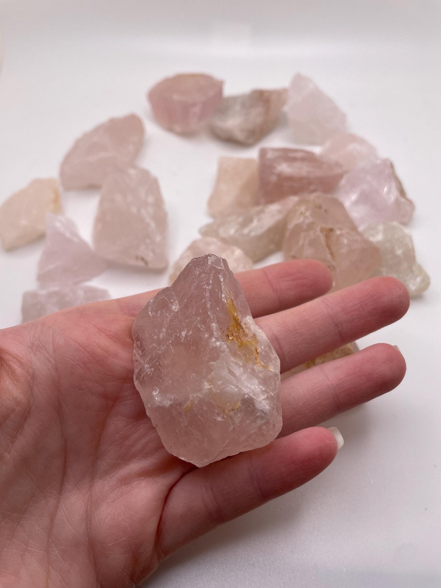 Raw Rose Quartz Crystal