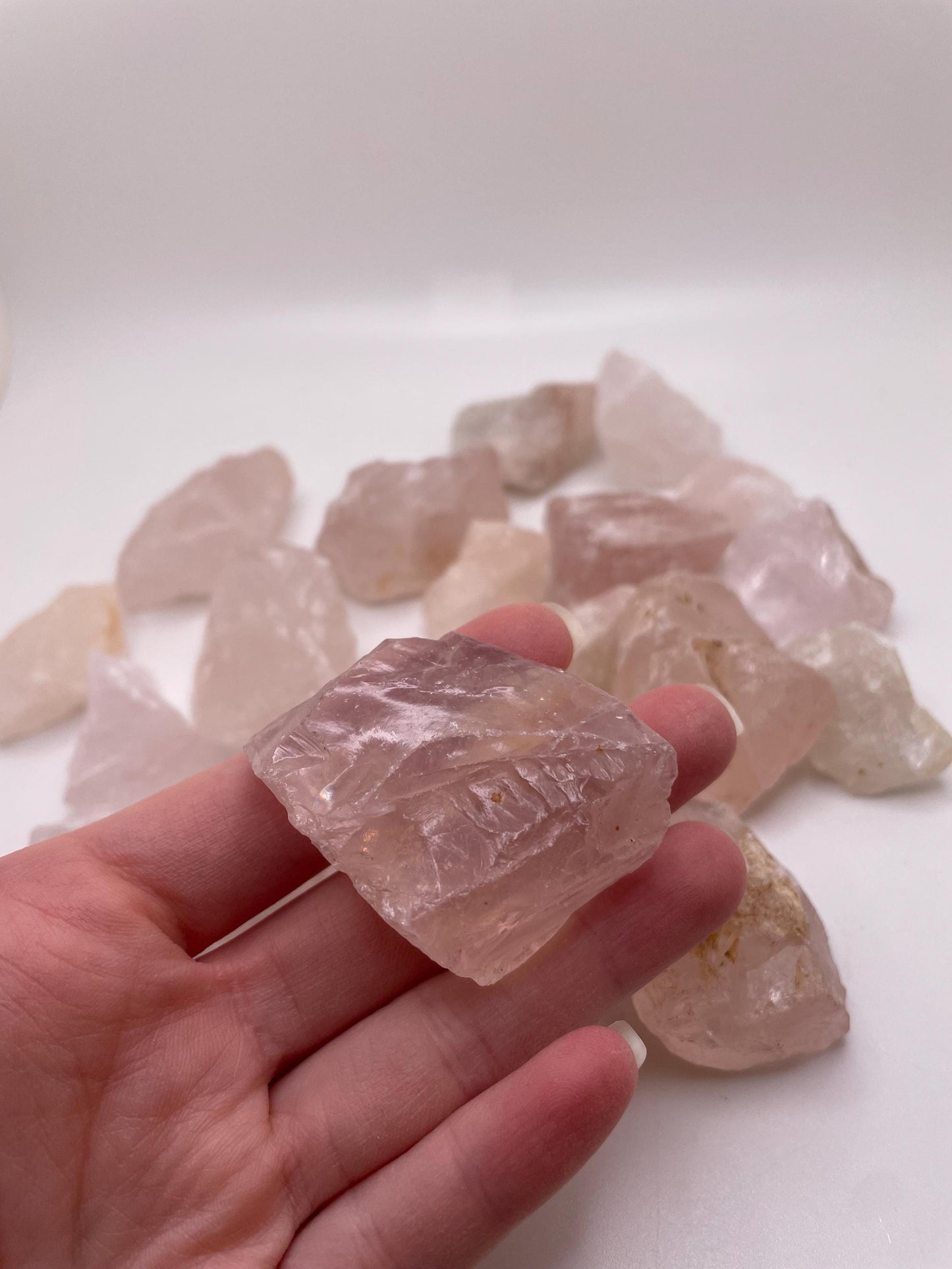 Raw Rose Quartz Crystal