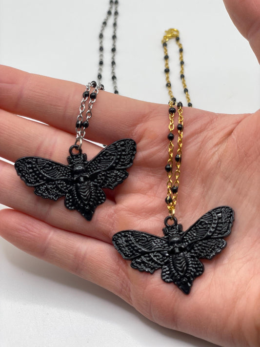 Death Moth Necklace