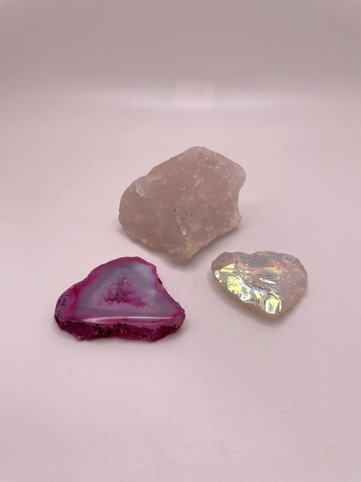 Valentines Day Crystal Filled Heart Gift Set